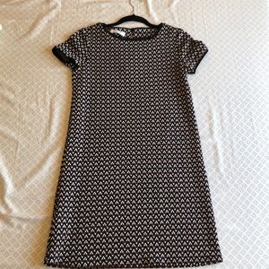 Patterned short sleeve dress